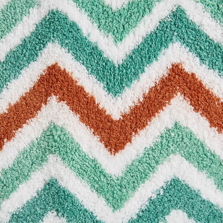 Mekong Chevron Print Anti-Slip Bathmat - 60x40cm