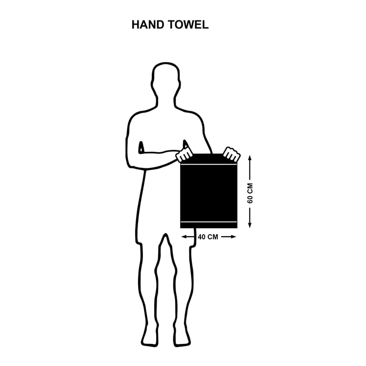Colour Refresh Essence Cotton Hand Towel - 60x40cm