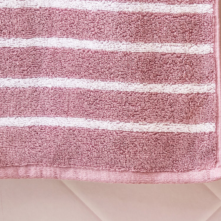 Colour Refresh Essence Cotton Striped Bath Towel - 140x70cm