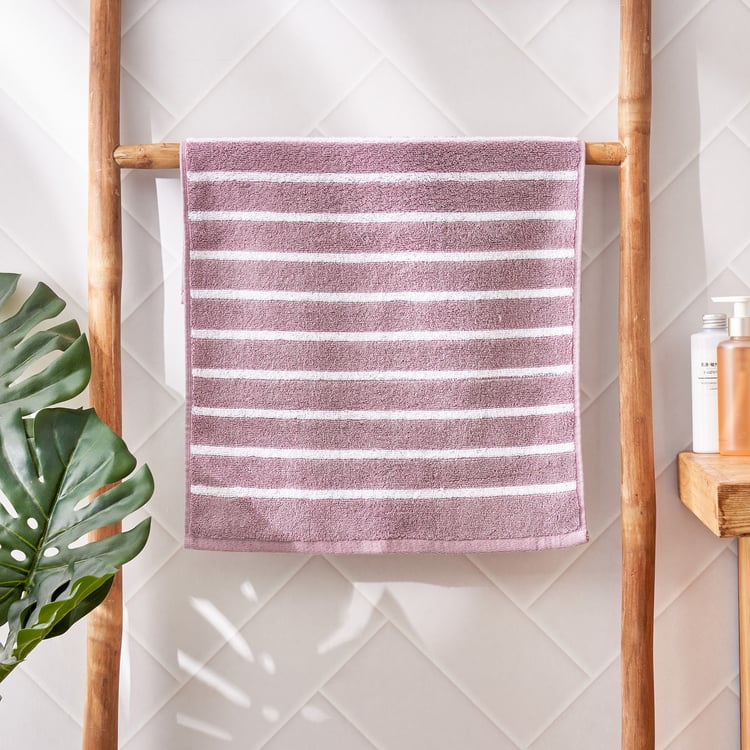 Colour Refresh Essence Cotton Striped Hand Towel - 60x40cm