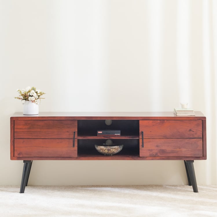 Helios Liser Sheesham Wood TV Unit - Brown