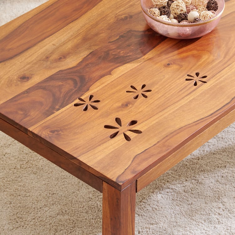 Helios Disa Sheesham Wood Coffee Table - Brown