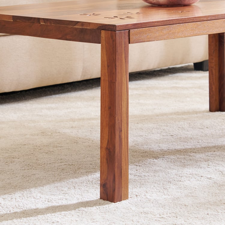 Helios Disa Sheesham Wood Coffee Table - Brown