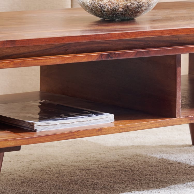 Helios Liser Sheesham Wood Coffee Table - Brown