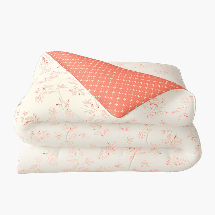 PORTICO Melange Cotton Printed Single Duvet Cover