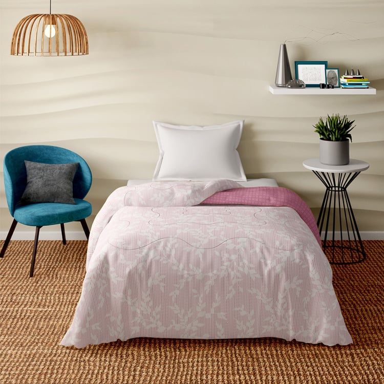 PORTICO Melange Cotton Printed Single Duvet Cover