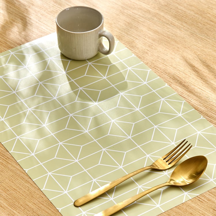 Mandarin Harvey Set of 6 Polypropylene Printed Placemat