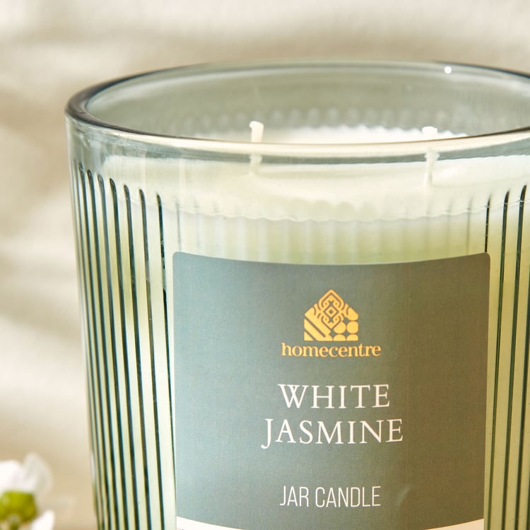 Utopia White Jasmine Scented Jar Candle