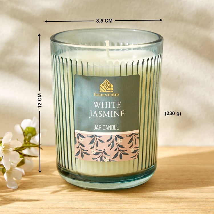 Utopia White Jasmine Scented Jar Candle