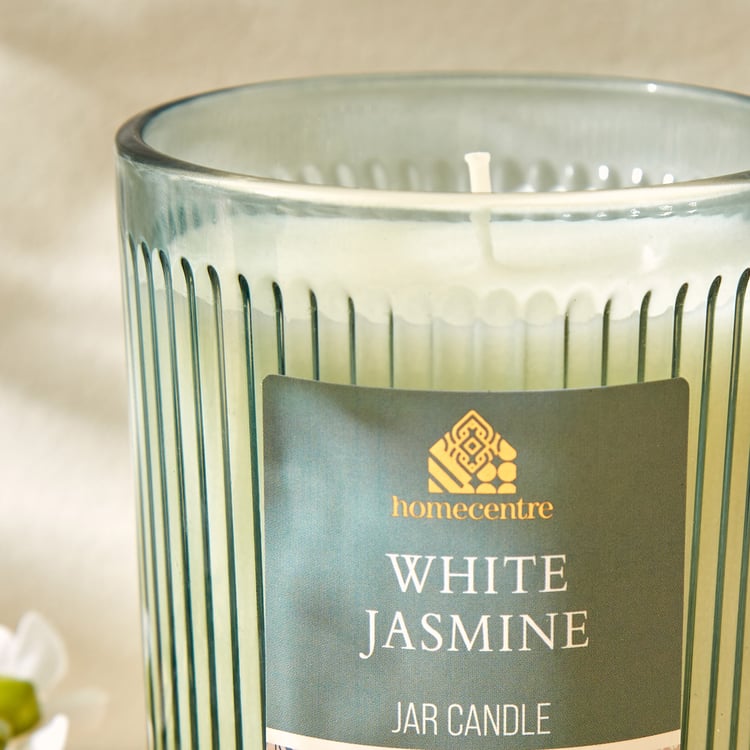 Utopia White Jasmine Scented Jar Candle