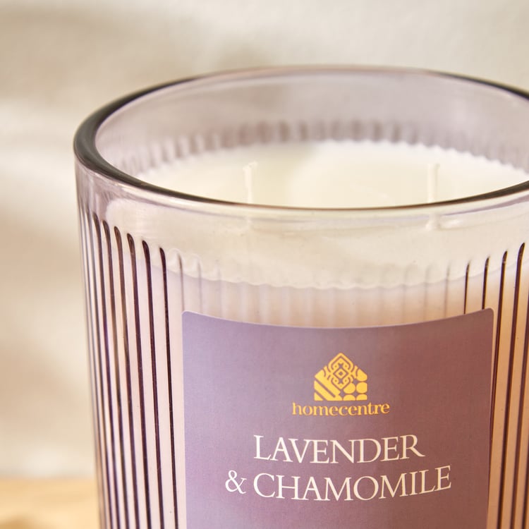 Utopia Lavender and Chamomile Scented Jar Candle