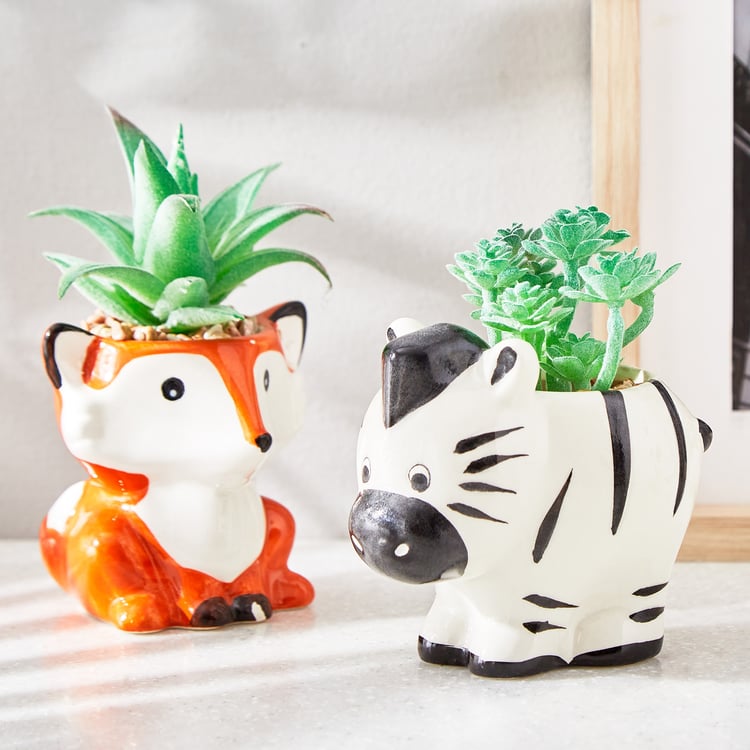 Buy Fiesta Artificial Plant in Ceramic Pot from Home Centre at just INR