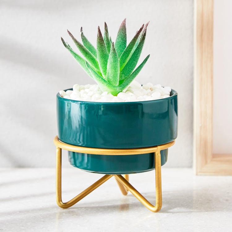 Fiesta Artificial Plant in Ceramic Pot