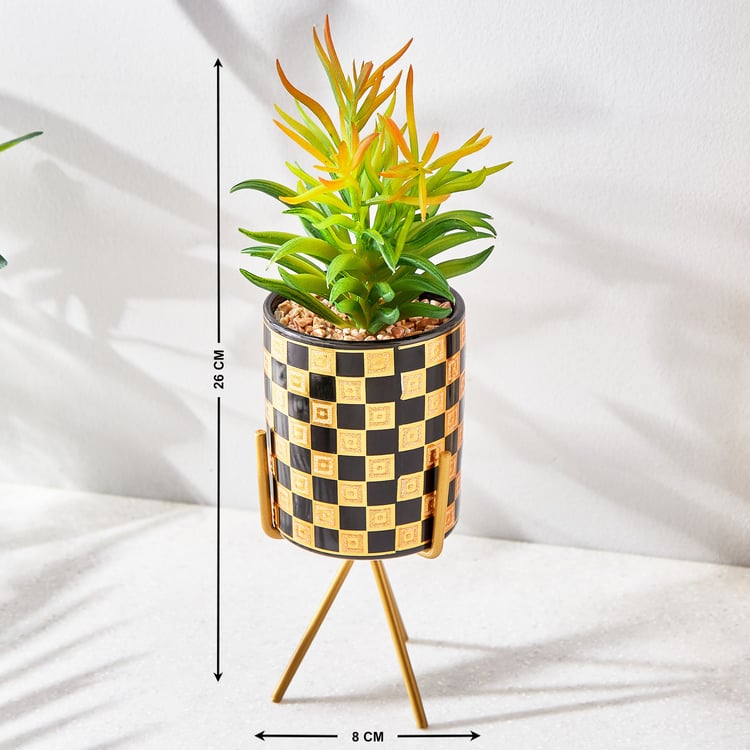 Fiesta Artificial Plant in Ceramic Pot