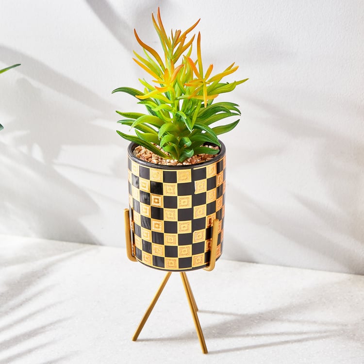 Fiesta Artificial Plant in Ceramic Pot