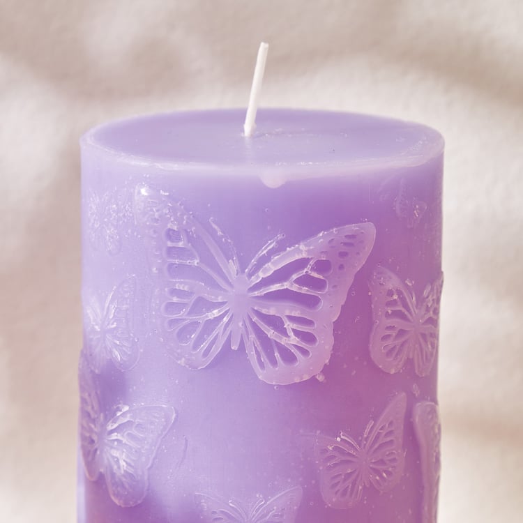 Redolence Purple Provence Lavender Pillar Candle