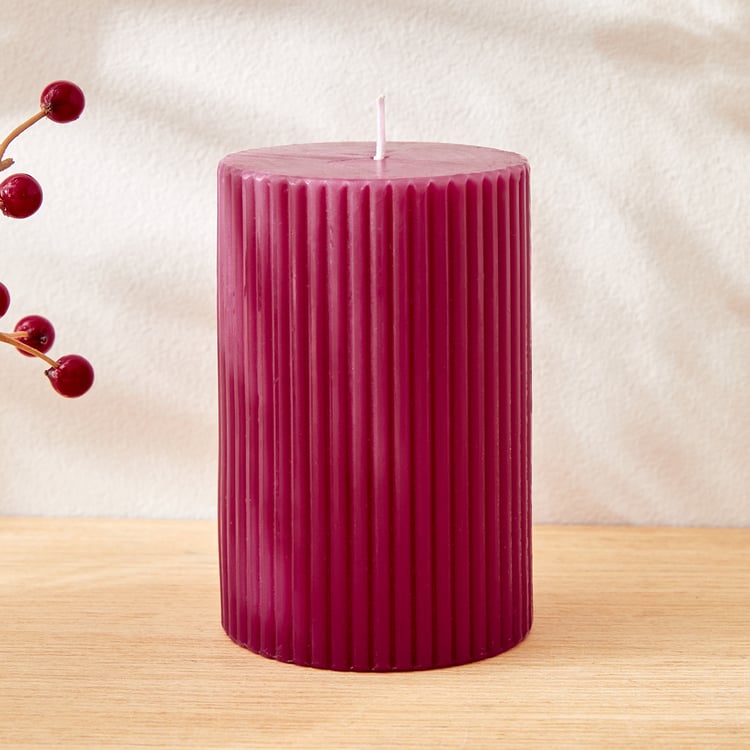 Redolence Russian Rubies Raspberry Scented Pillar Candle