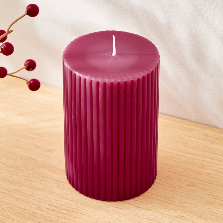 Redolence Russian Rubies Raspberry Scented Pillar Candle