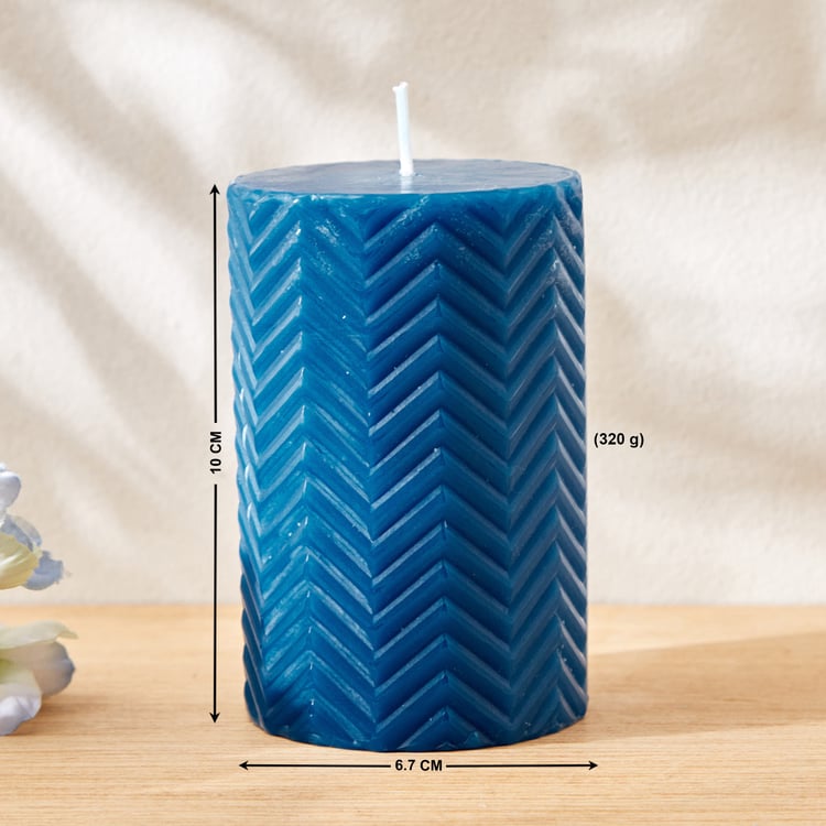 Redolence Egyptian Blue Cotton Linen Scented Pillar Candle