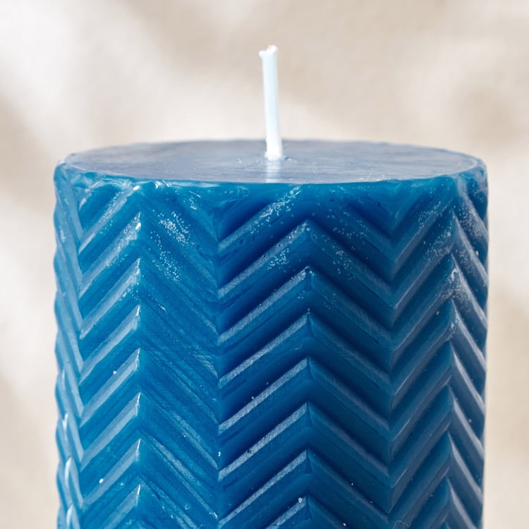 Redolence Egyptian Blue Cotton Linen Scented Pillar Candle