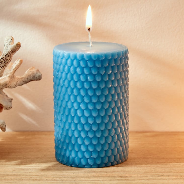 Redolence Atlantic Shimmers Marine Scented Pillar Candle