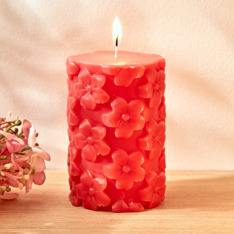 Redolence Bulgarian Blush Rose Scented Pillar Candle