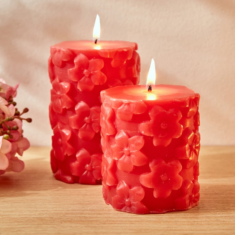 Redolence Bulgarian Blush Rose Scented Pillar Candle