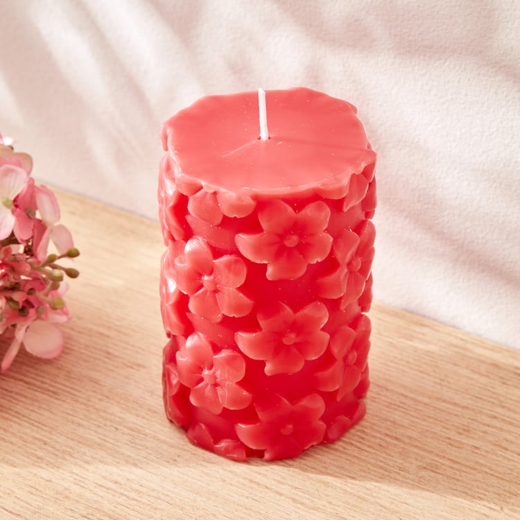 Redolence Bulgarian Blush Rose Scented Pillar Candle