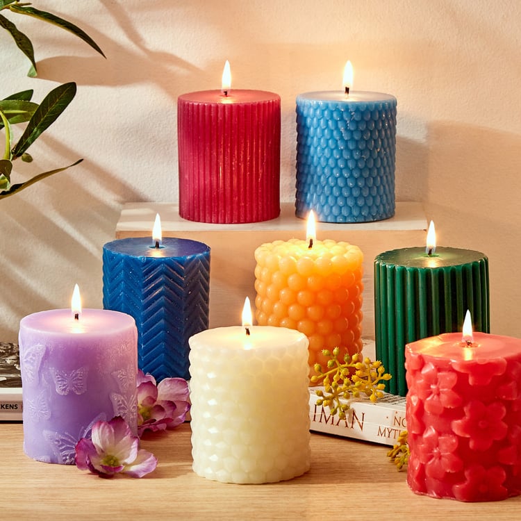 Redolence Russian Rubies Raspberry Scented Pillar Candle