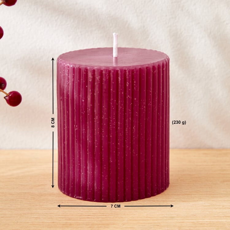 Redolence Russian Rubies Raspberry Scented Pillar Candle