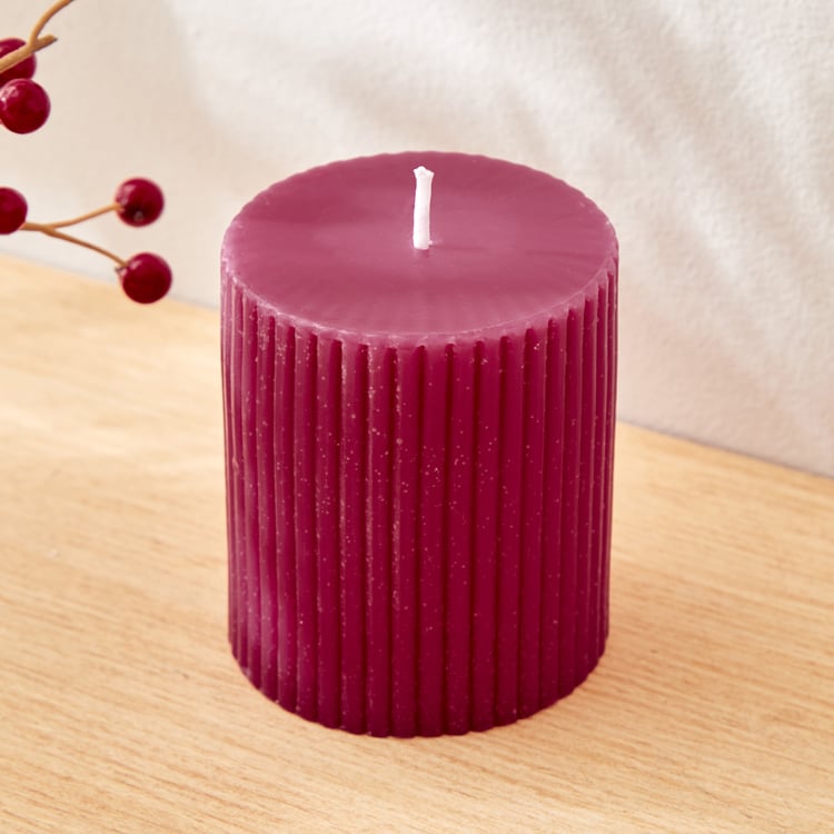 Redolence Russian Rubies Raspberry Scented Pillar Candle