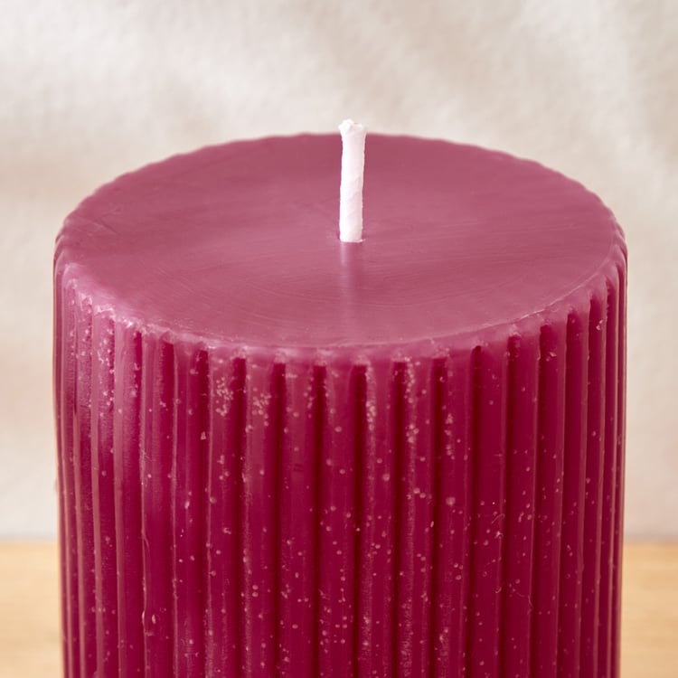 Redolence Russian Rubies Raspberry Scented Pillar Candle