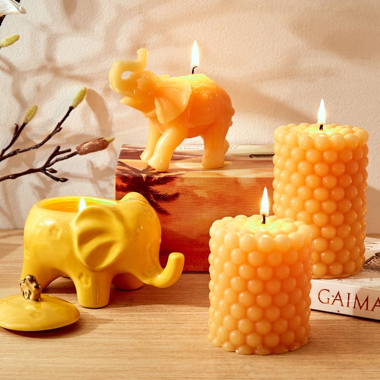 Redolence Ceylon Brew Cinnamon Scented Pillar Candle