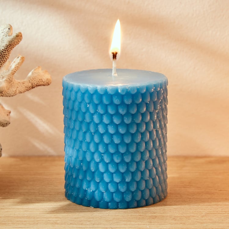 Redolence Atlantic Shimmers Marine Scented Pillar Candle