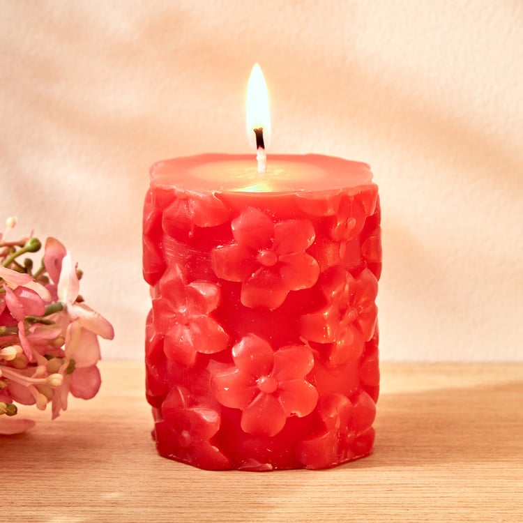 Redolence Bulgarian Blush Rose Scented Pillar Candle