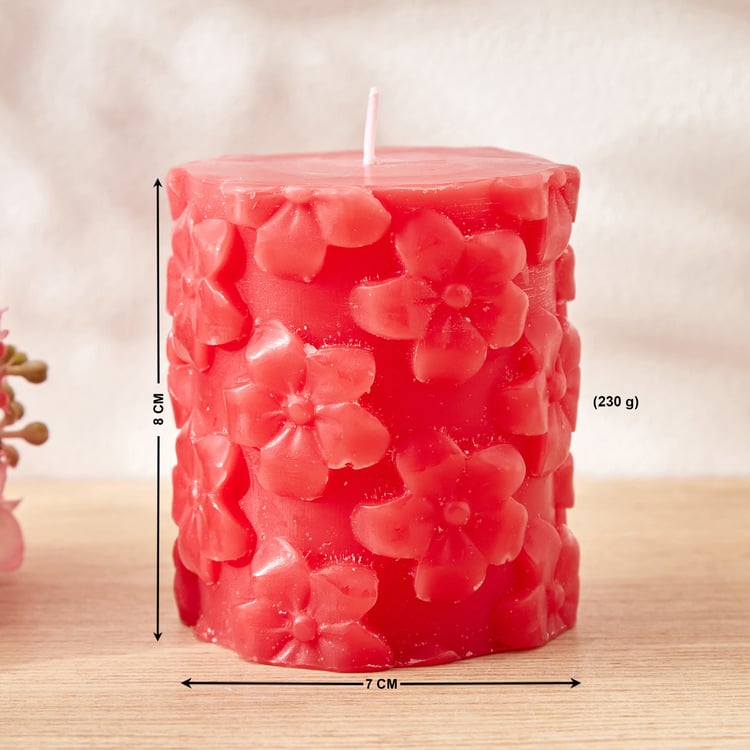 Redolence Bulgarian Blush Rose Scented Pillar Candle