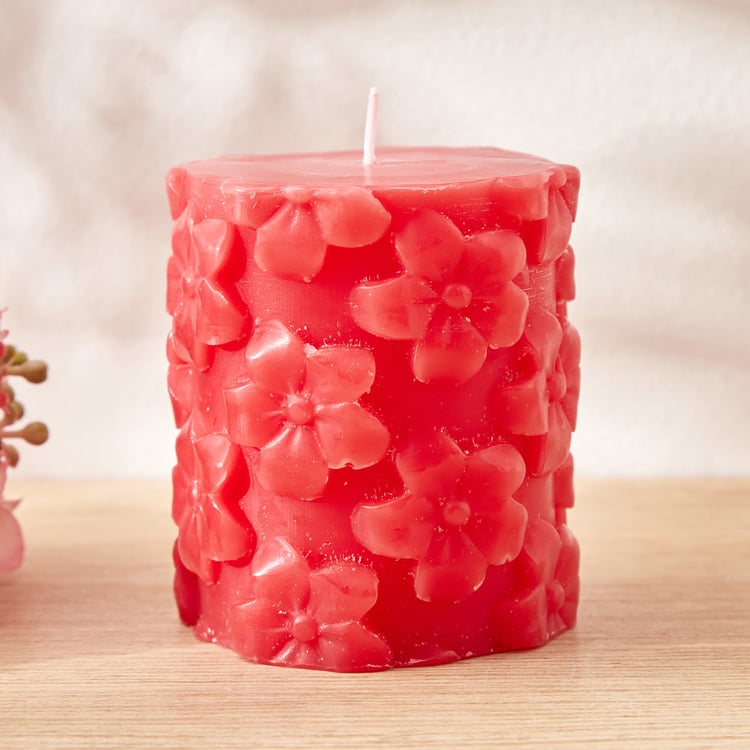 Redolence Bulgarian Blush Rose Scented Pillar Candle