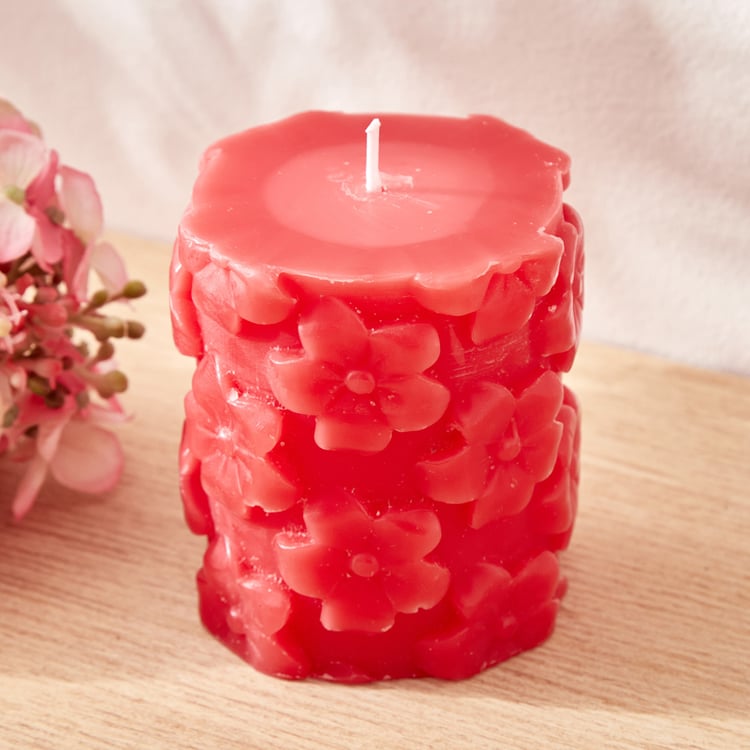 Redolence Bulgarian Blush Rose Scented Pillar Candle