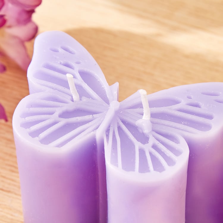 Redolence Purple Provence Lavender Scented Butterfly Candle