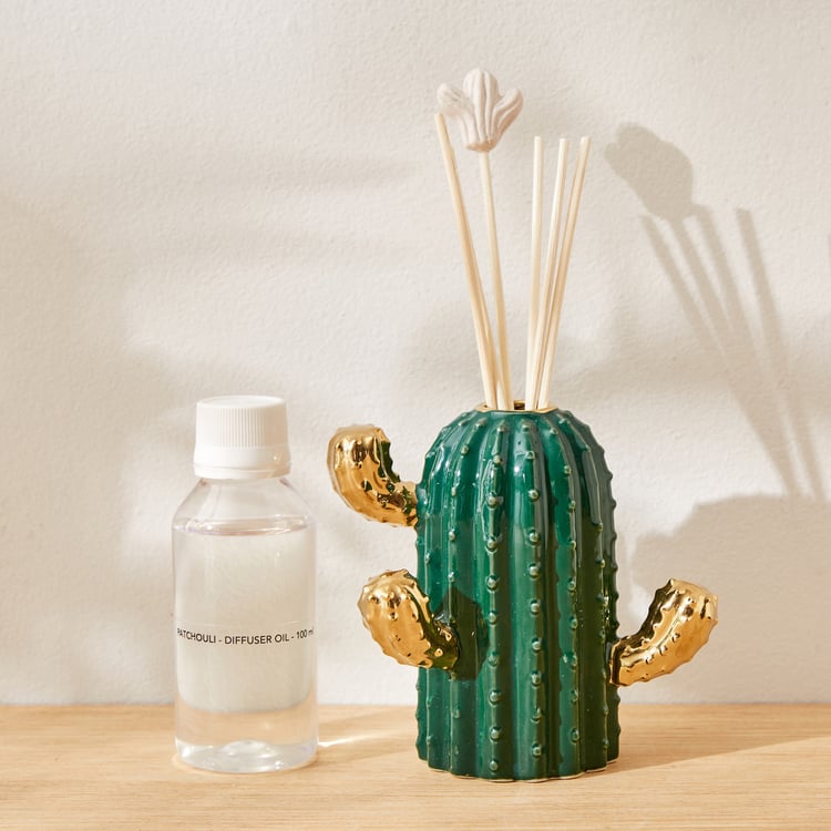 Redolence Ceramic Borneo Bliss Patchouli Reed Diffuser Set