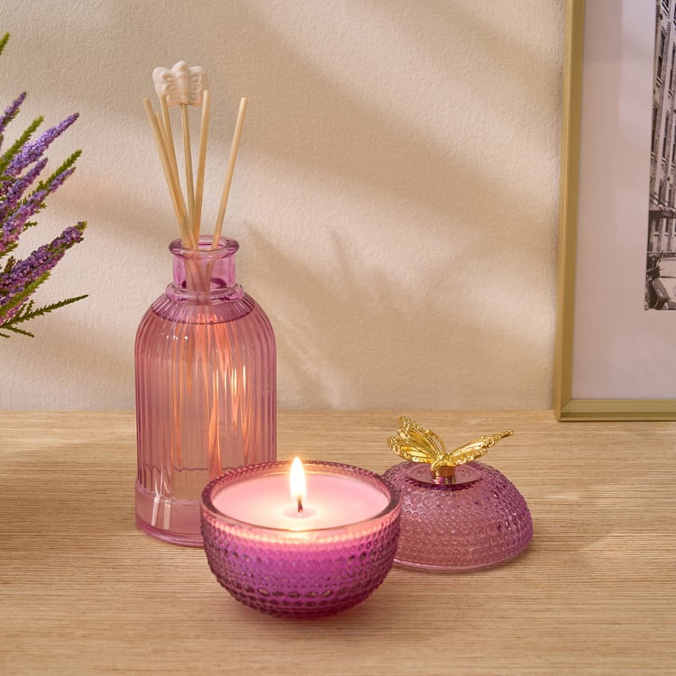 Redolence Lavender Scented Butterfly Jar Candle
