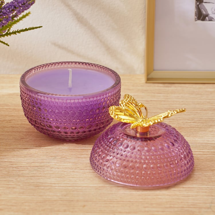 Redolence Lavender Scented Butterfly Jar Candle