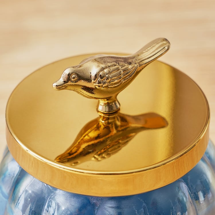 Redolence Egyptian Blue Cotton Linen Scented Bird Jar Candle