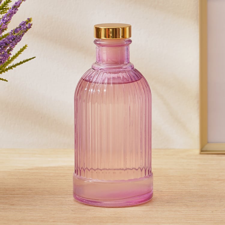 Redolence Glass Purple Provence Lavender Reed Diffuser Set