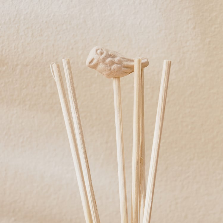 Redolence Glass Egyptian Blue Cotton Linen Reed Diffuser Set