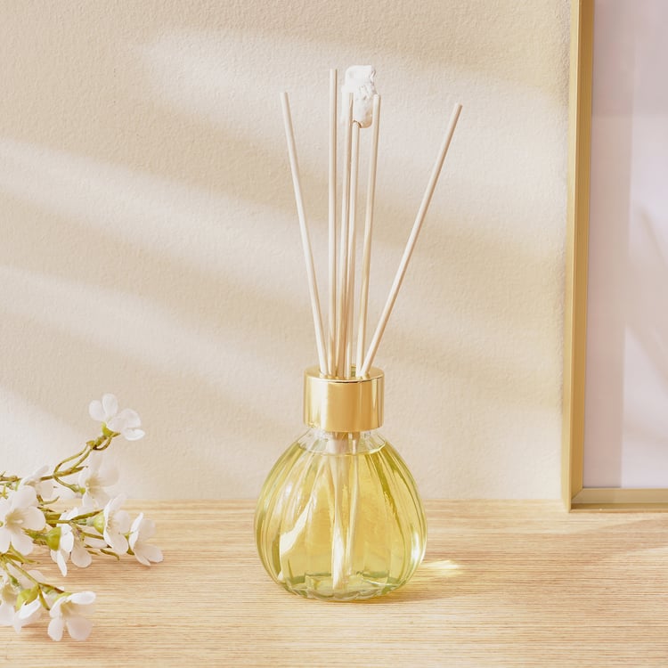 Redolence Glass Ceylon Brew Cinnamon Reed Diffuser Set