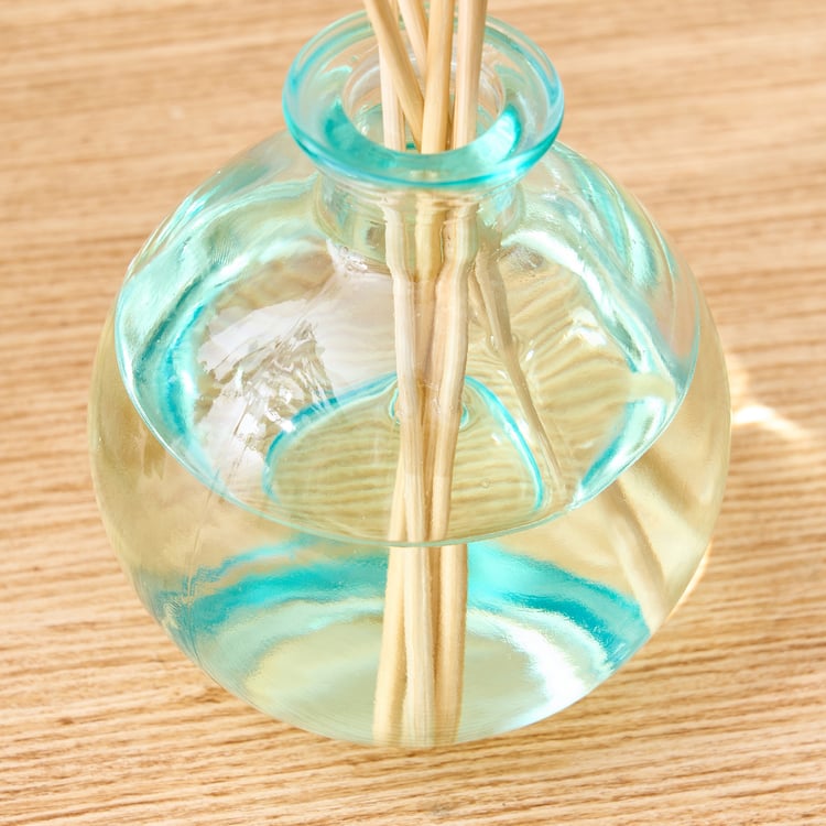 Redolence Glass Atlantic Shimmers Marine Reed Diffuser Set