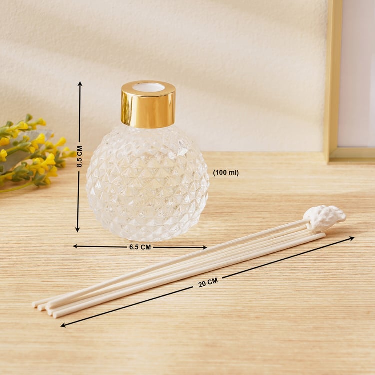 Redolence Glass Mojitos In Male Fresh Lime Reed Diffuser Set