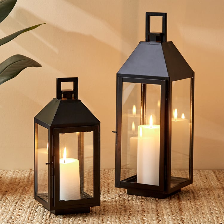 Selena Accord Metal Taper Hut Lantern