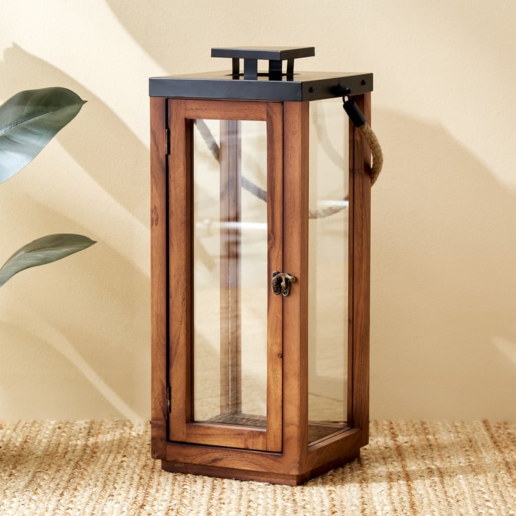 Selena Accord Wooden Lantern